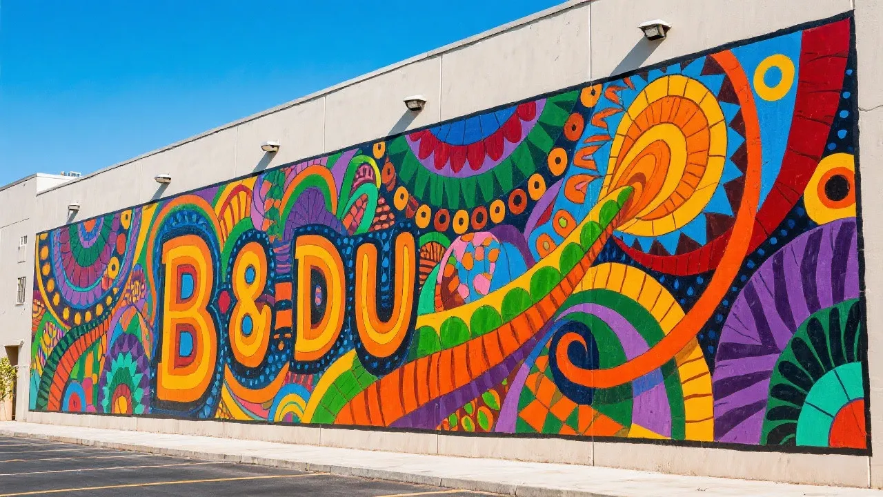 The Magnificence of Bbdu Mural Art